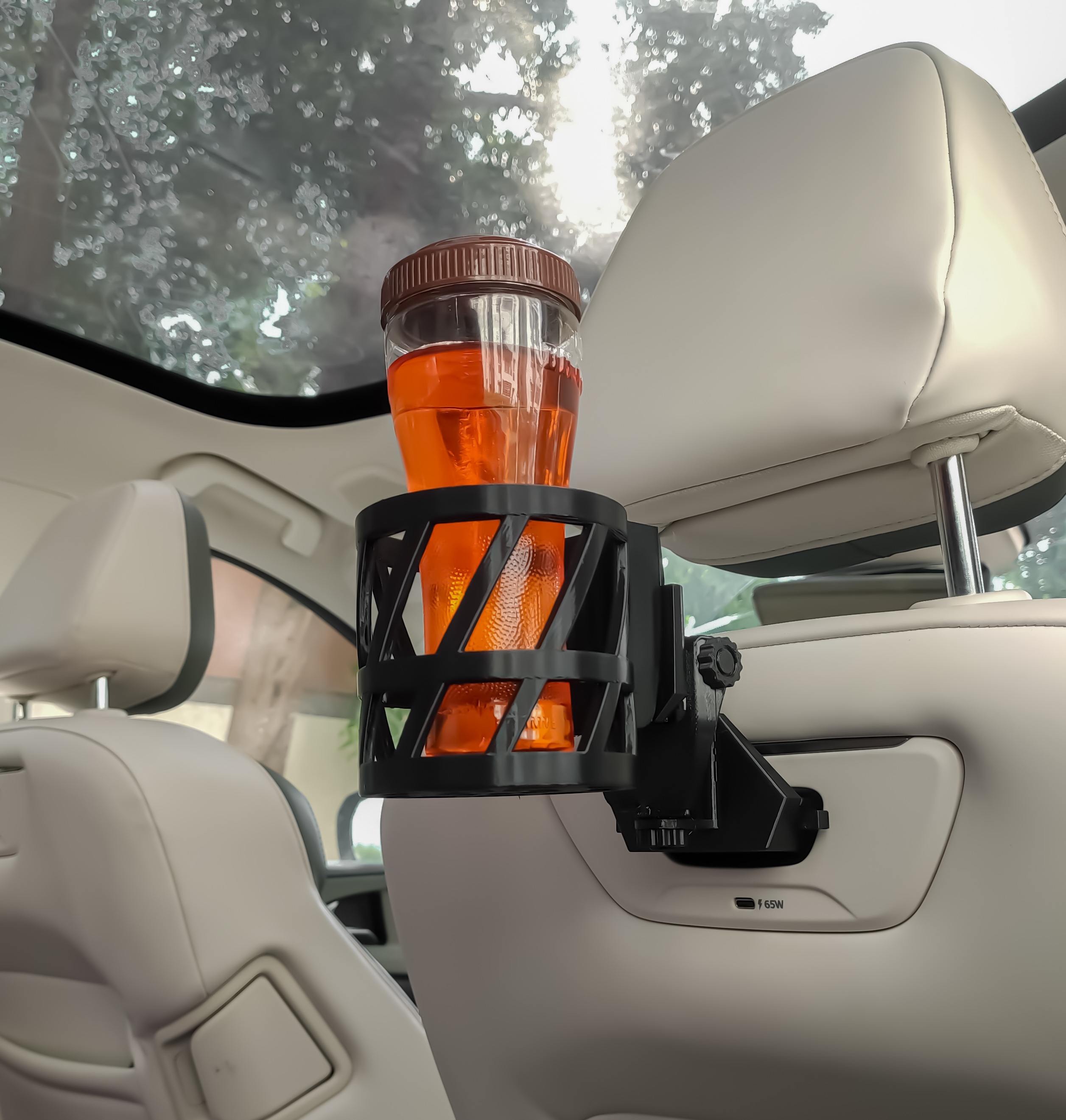 3Define Modular BYOD Cup Holder Attachment Compatible with 3Define Modular BYOD Mount - PETG High-Temp 3d-mhvs-ptg-cp